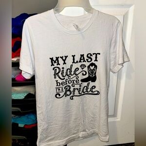 Women’s size small bachelorette party shirt